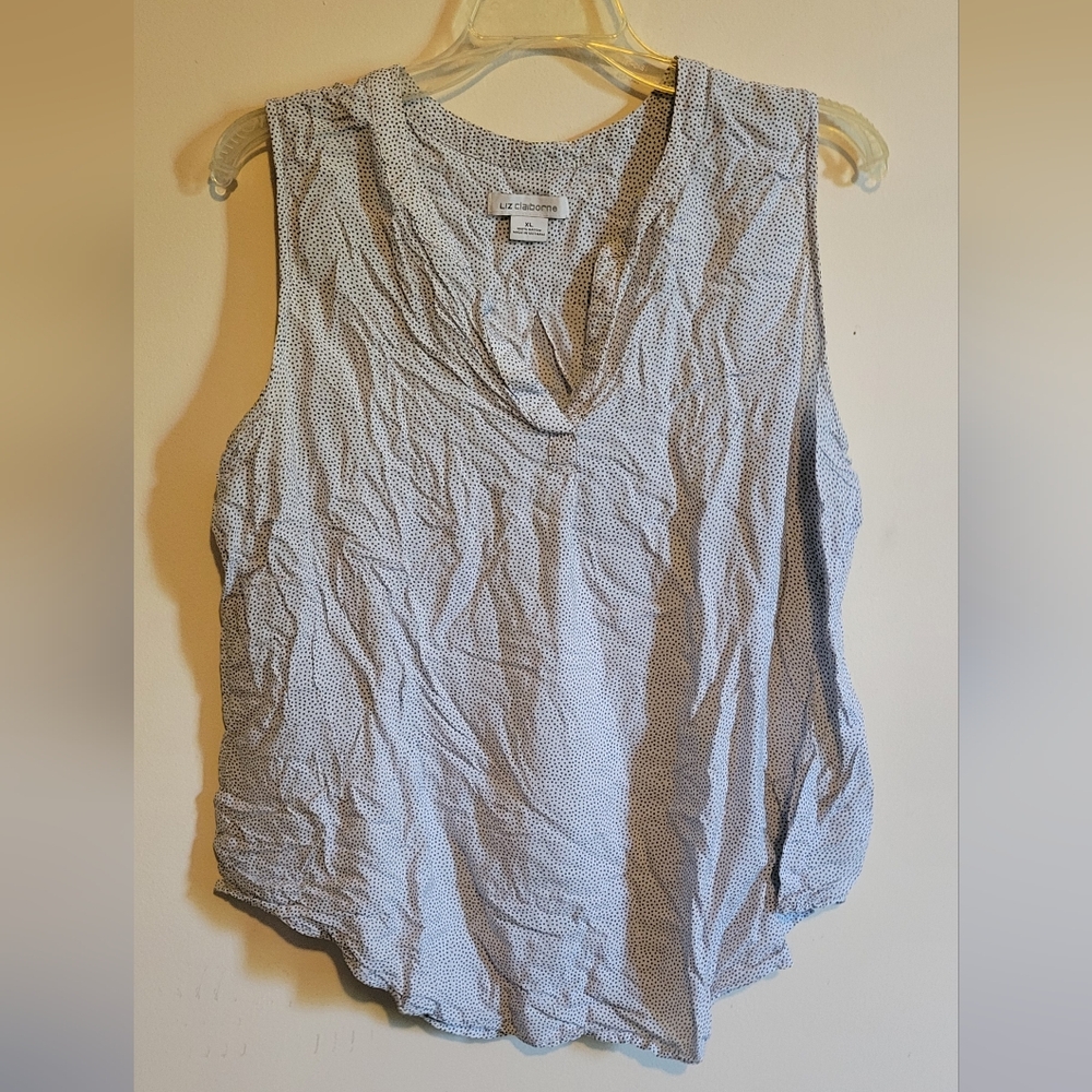 LIZ CLAIBORNE Women's Sleeveless Tunic Top